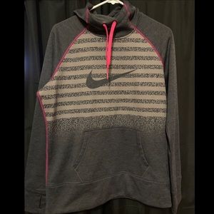 Dark/light grey Nike hoodie